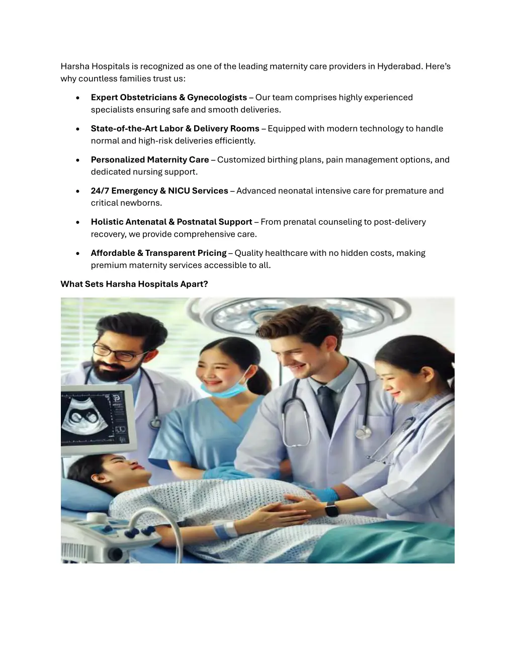 harsha hospitals is recognized