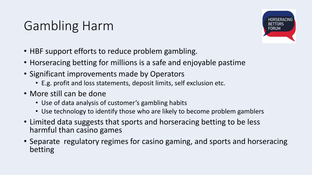 gambling harm