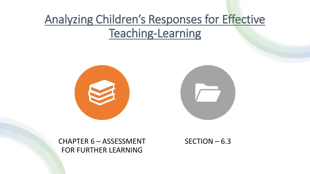 analyzing children s responses for effective