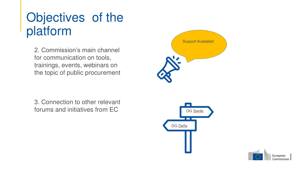 objectives of the platform 1