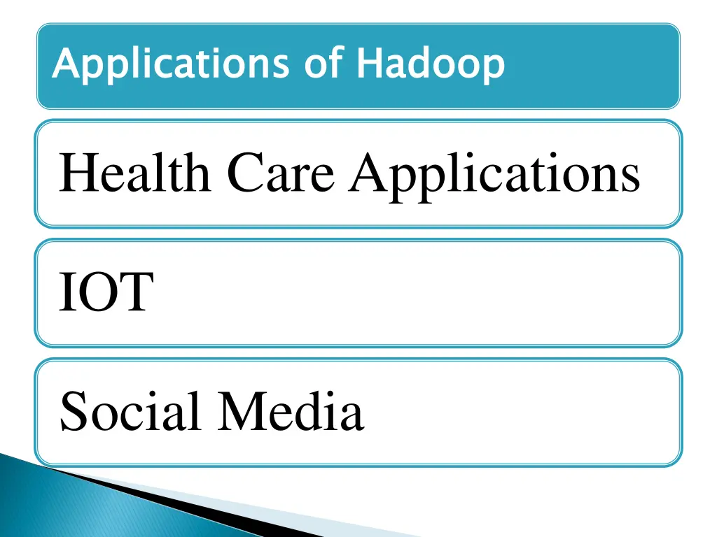 applications of hadoop