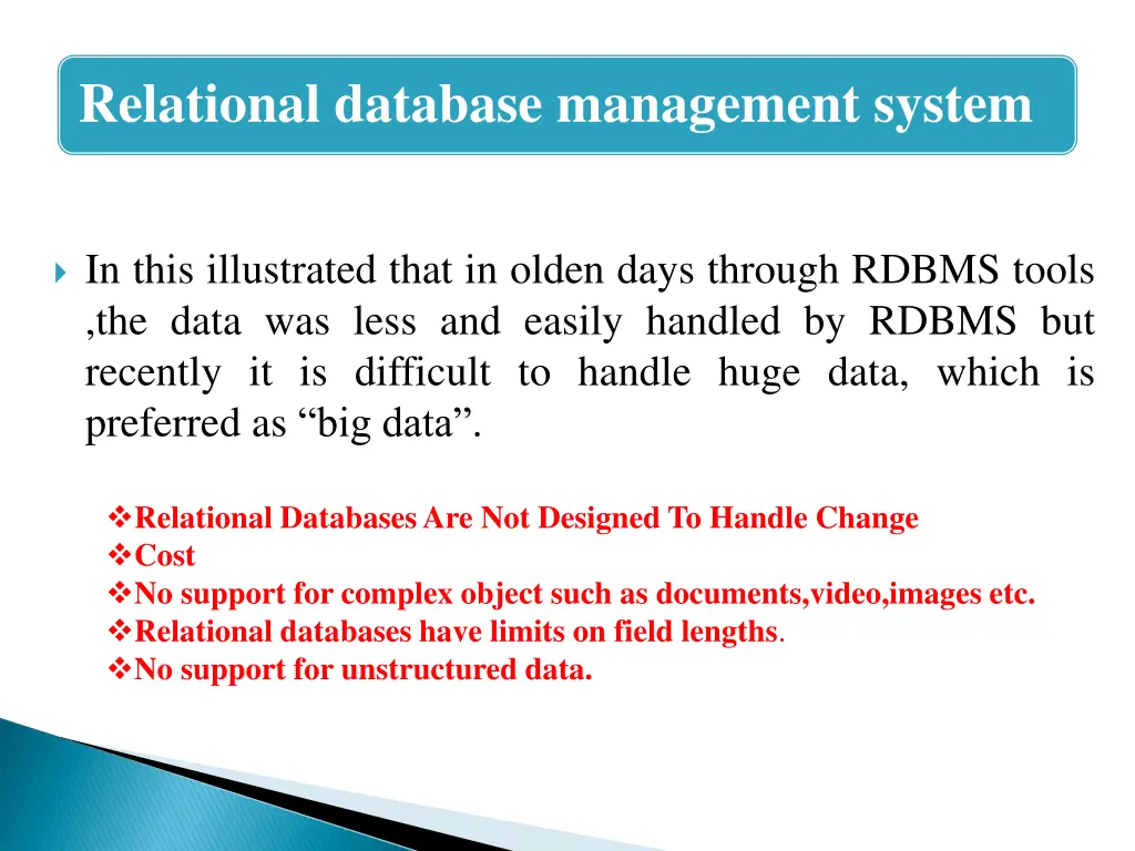 relational database management system