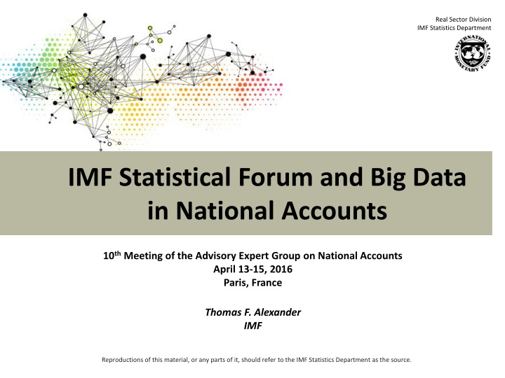 real sector division imf statistics department