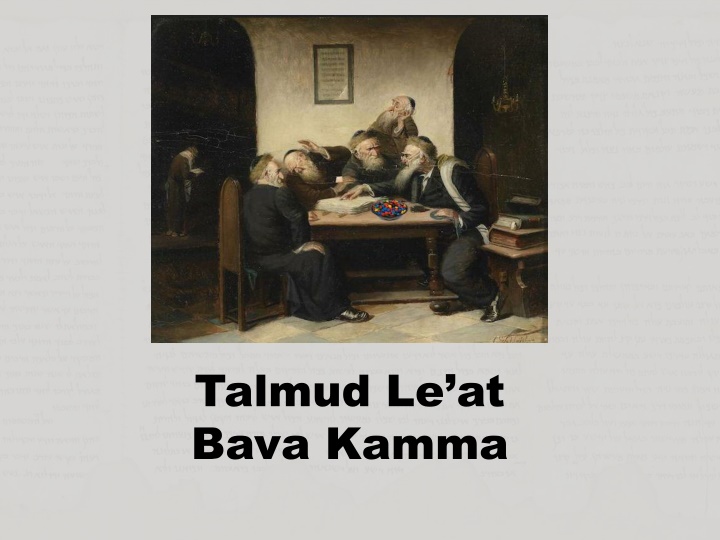 talmud le at bava kamma