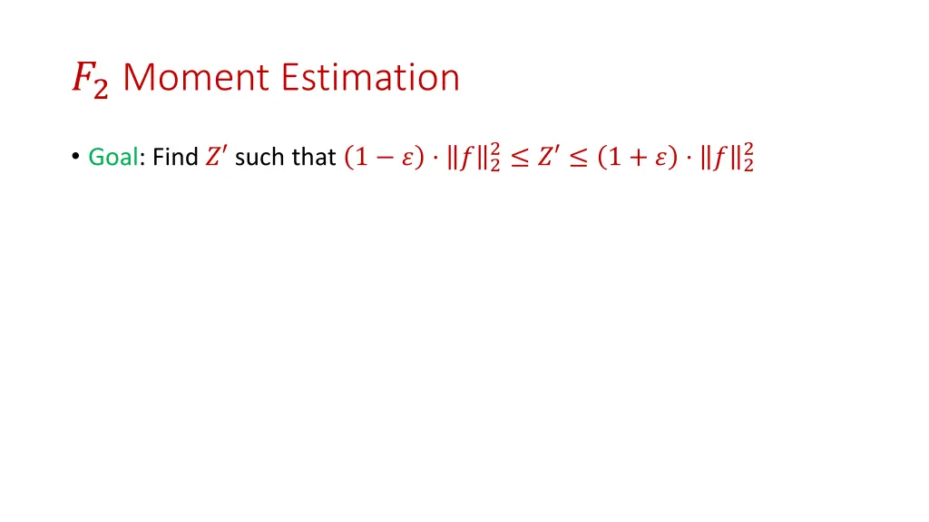 2 moment estimation