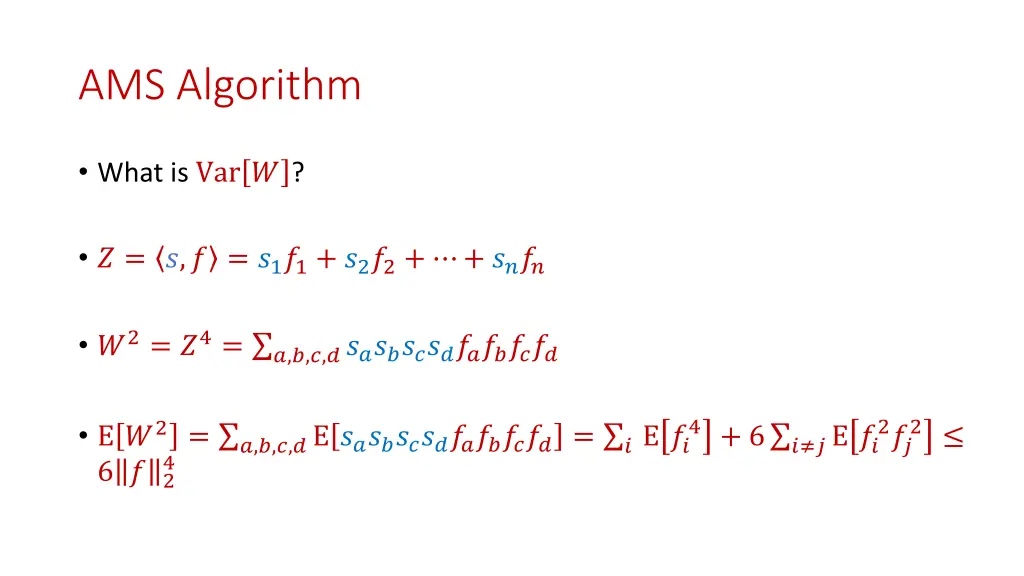 ams algorithm 4