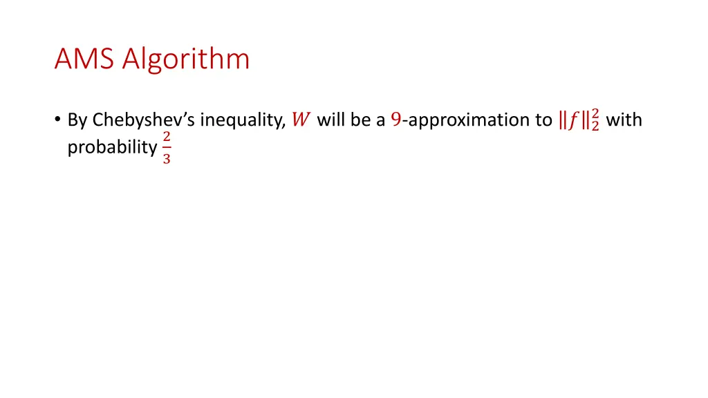 ams algorithm 5