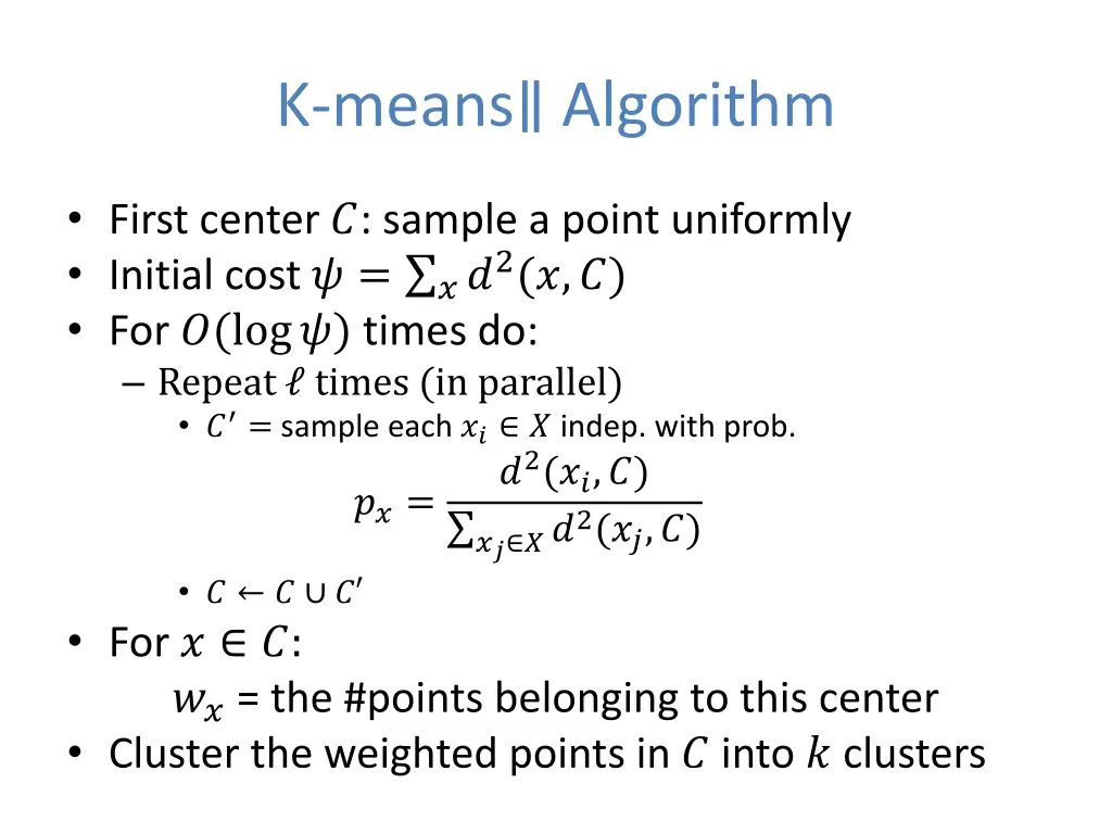 k means algorithm 1
