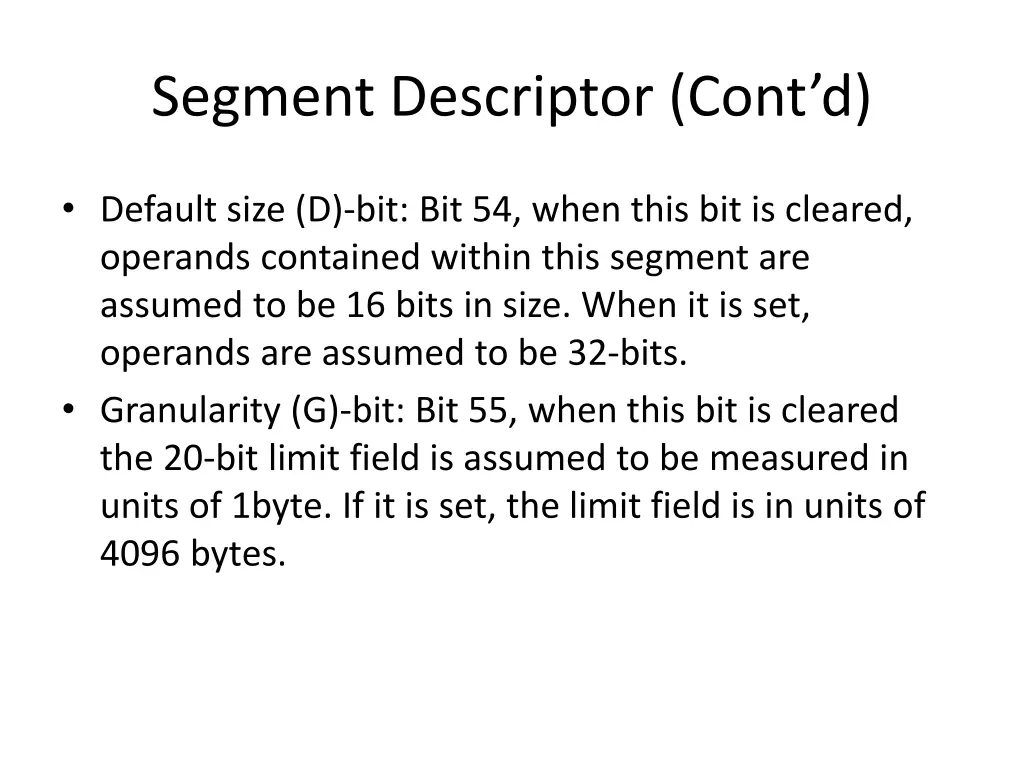 segment descriptor cont d 1