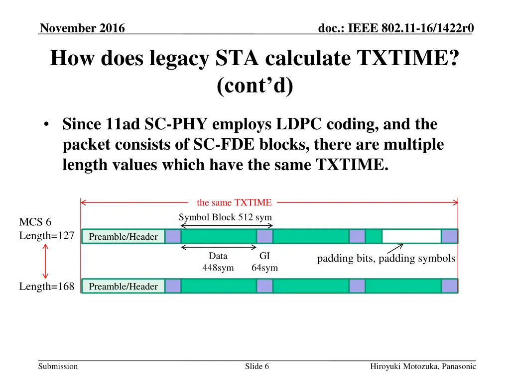 november 2016 how does legacy sta calculate