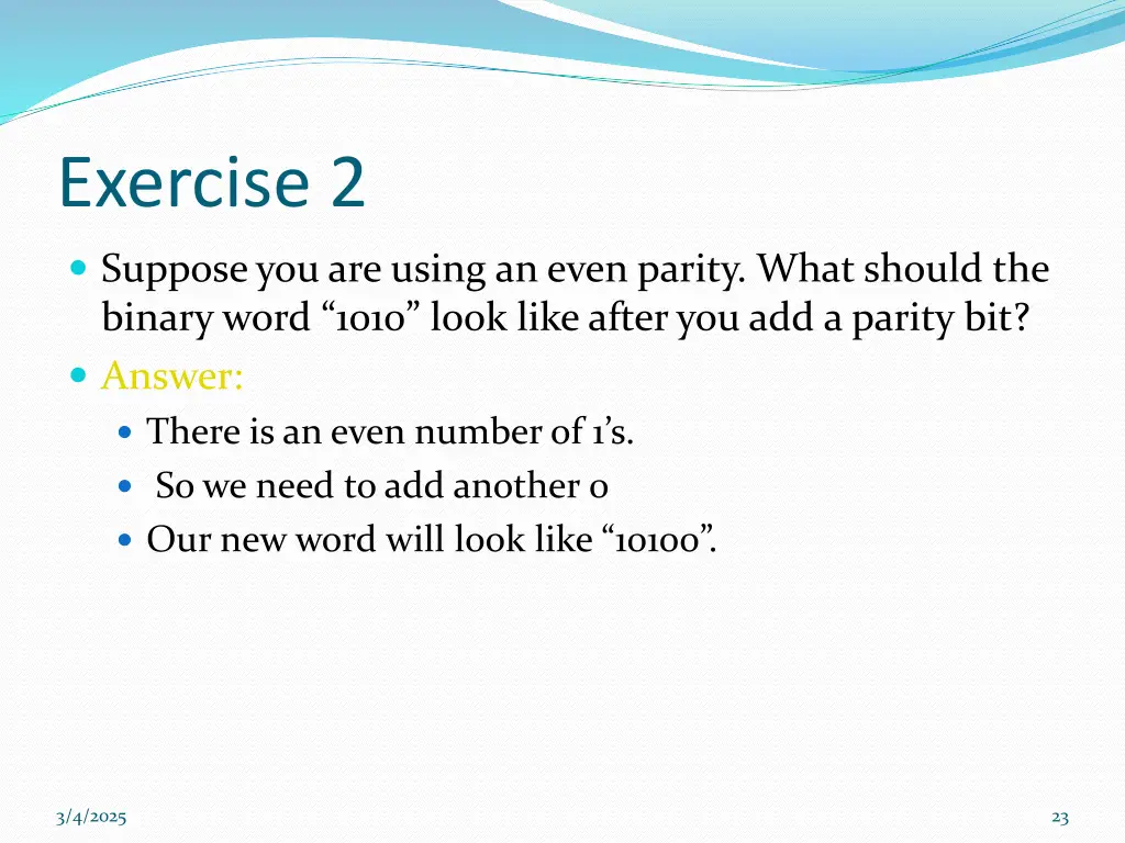 exercise 2