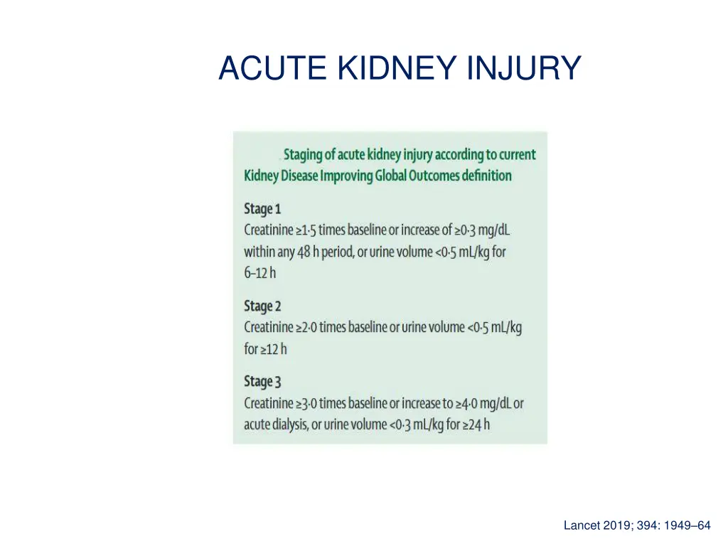 acute kidney injury 1