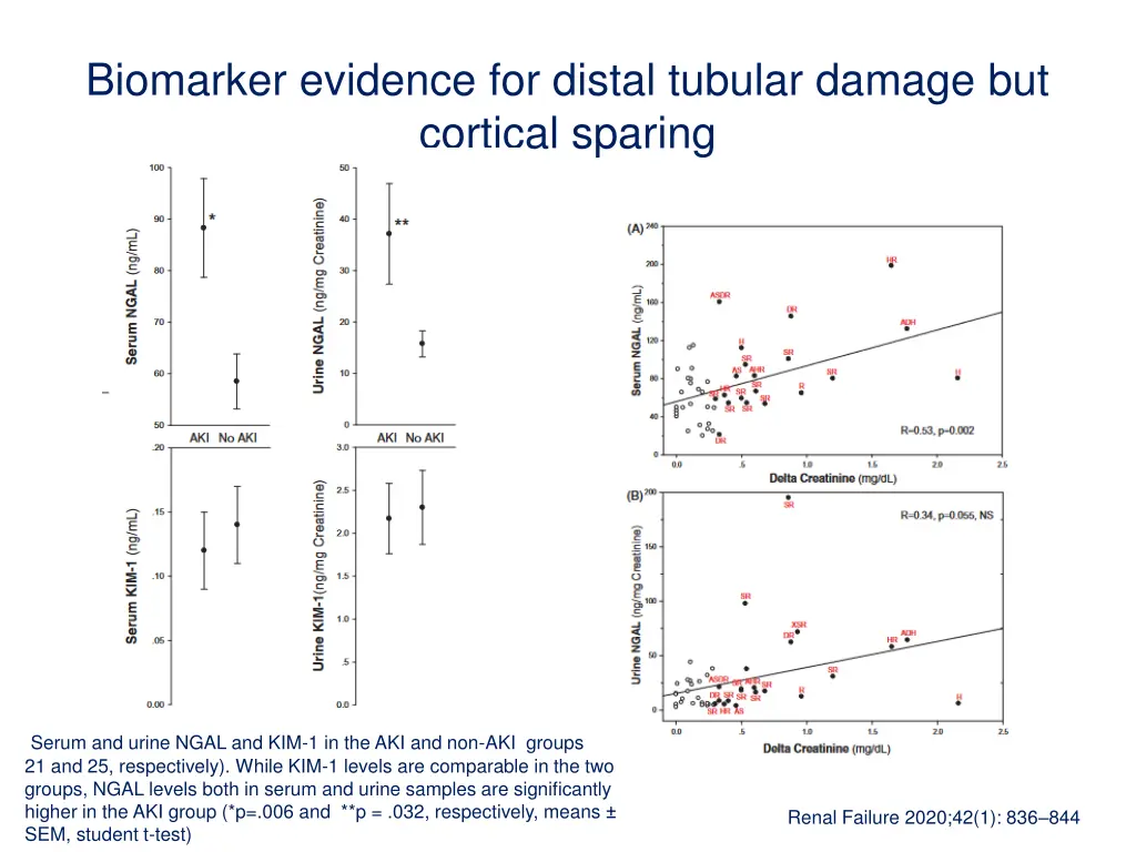 biomarker evidence for distal tubular damage 1