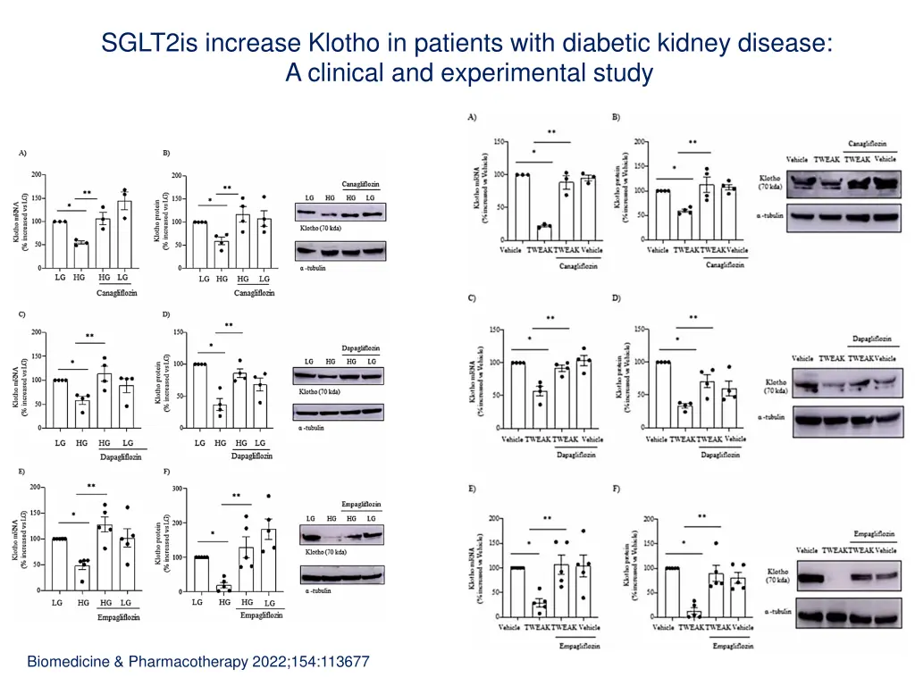 sglt2is increase klotho in patients with diabetic 1