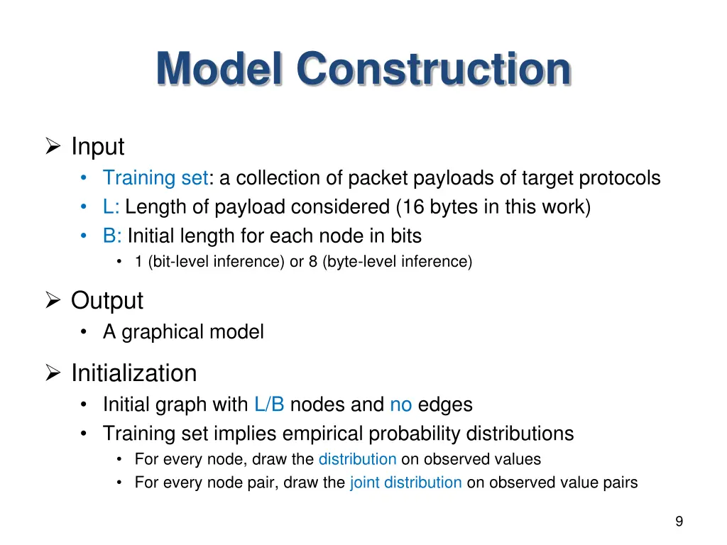 model construction