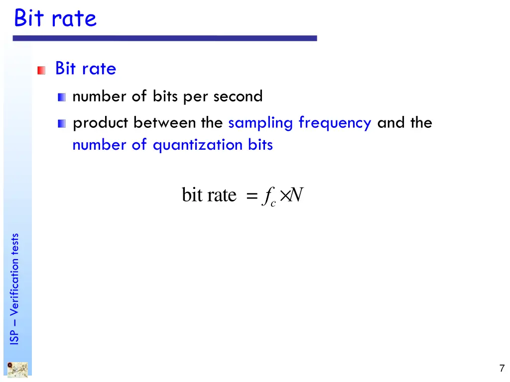 bit rate