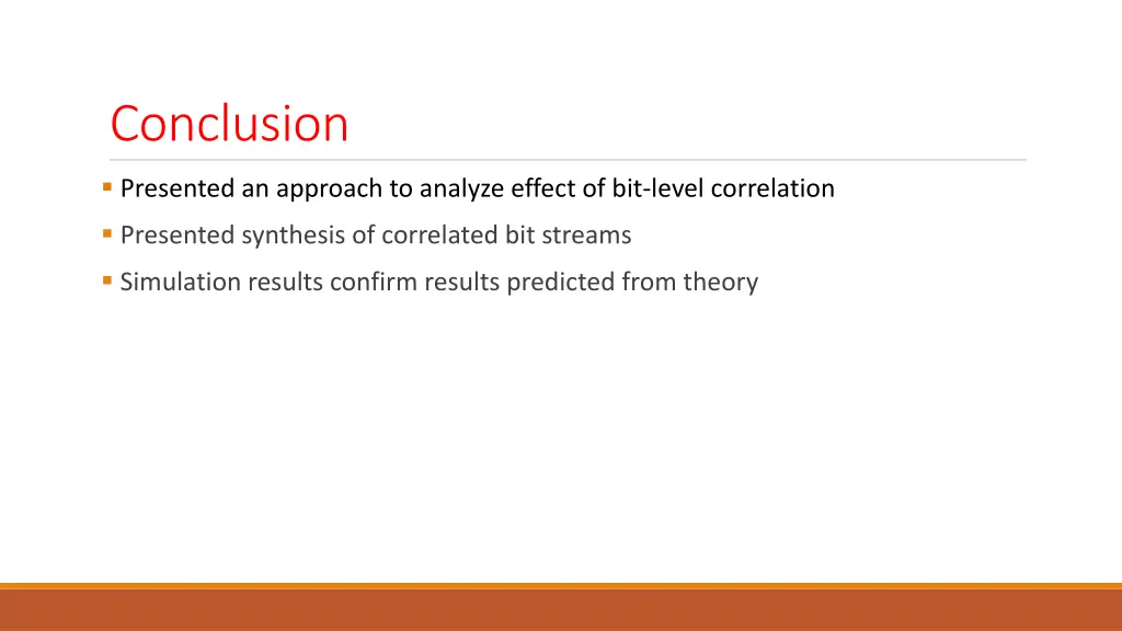 conclusion