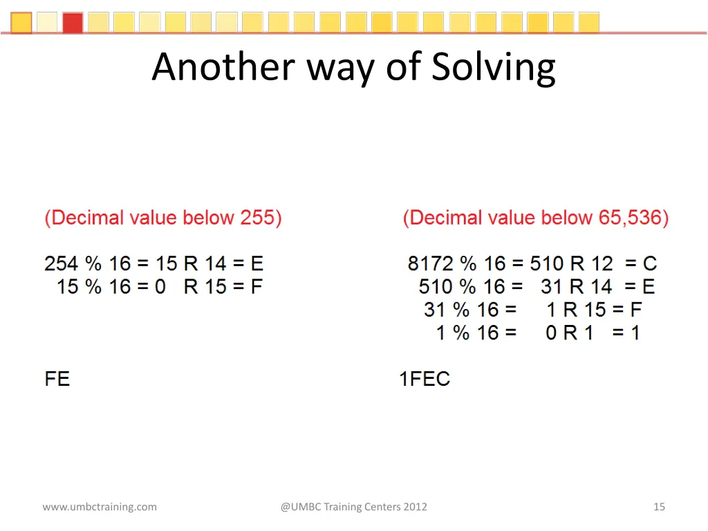 another way of solving 2
