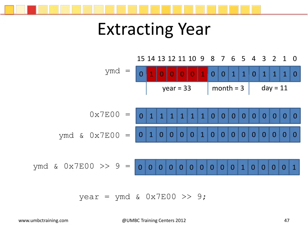 extracting year