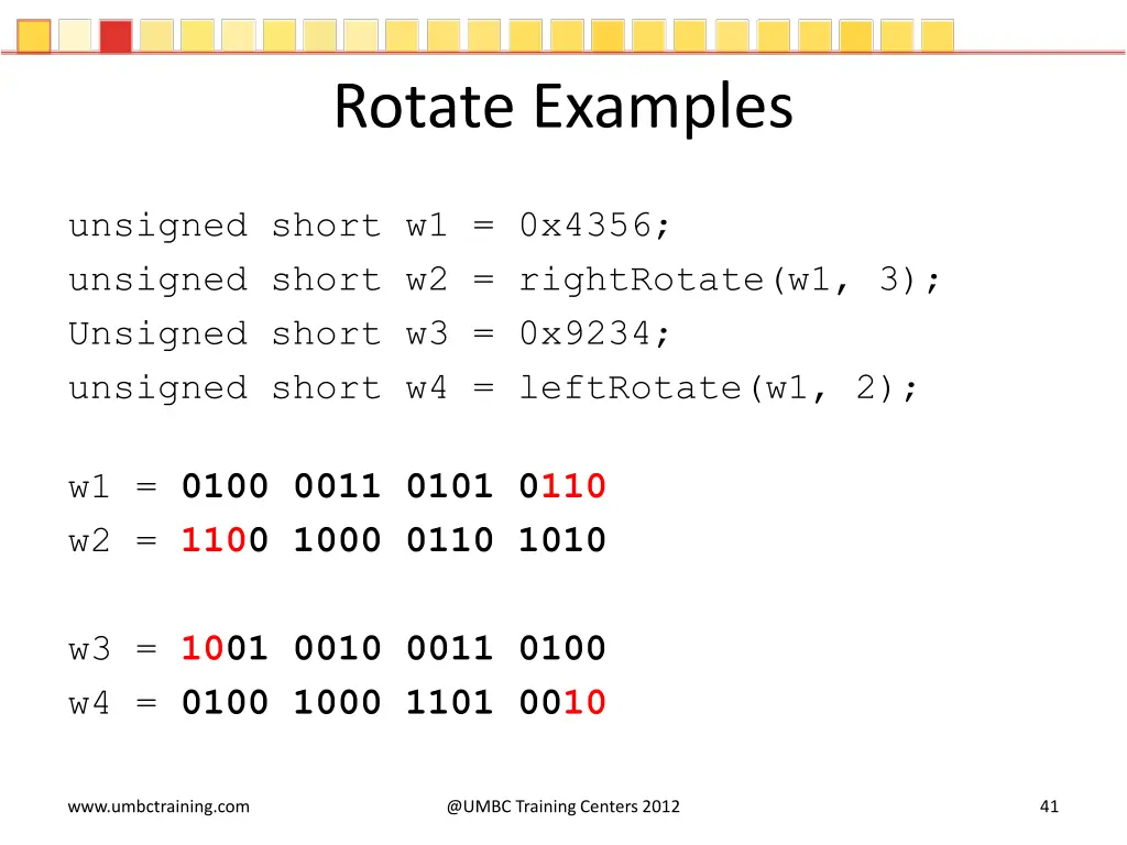 rotate examples