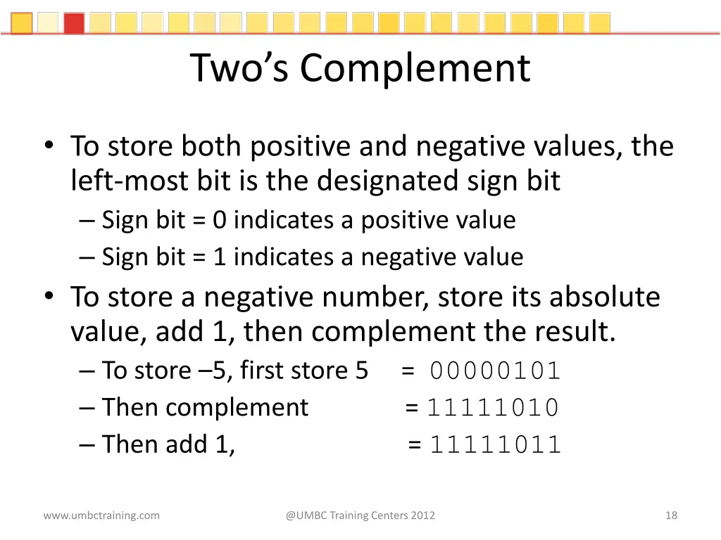 two s complement