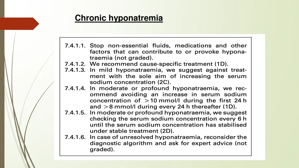 chronic hyponatremia