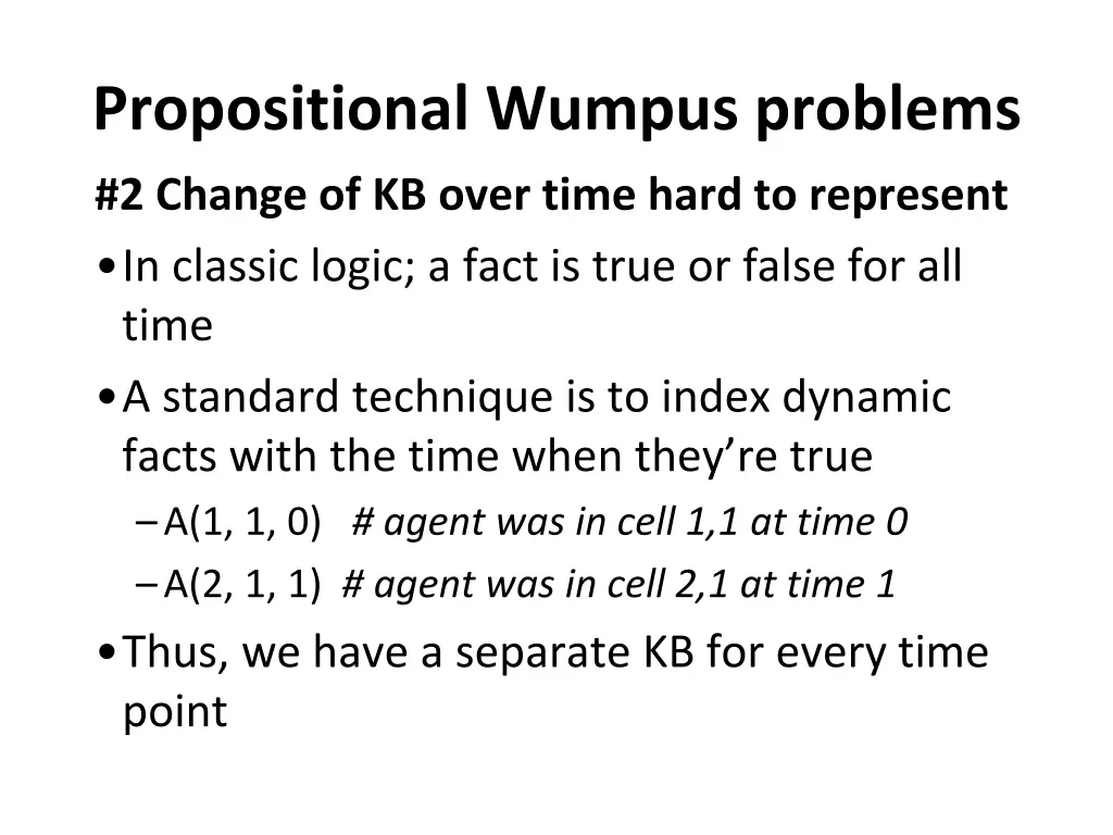 propositional wumpus problems 1