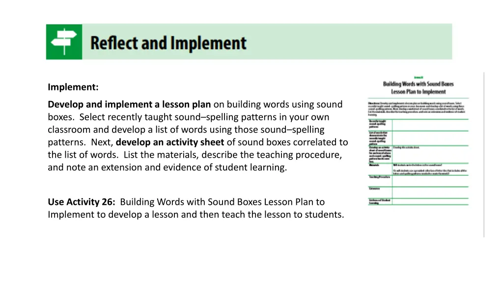 implement