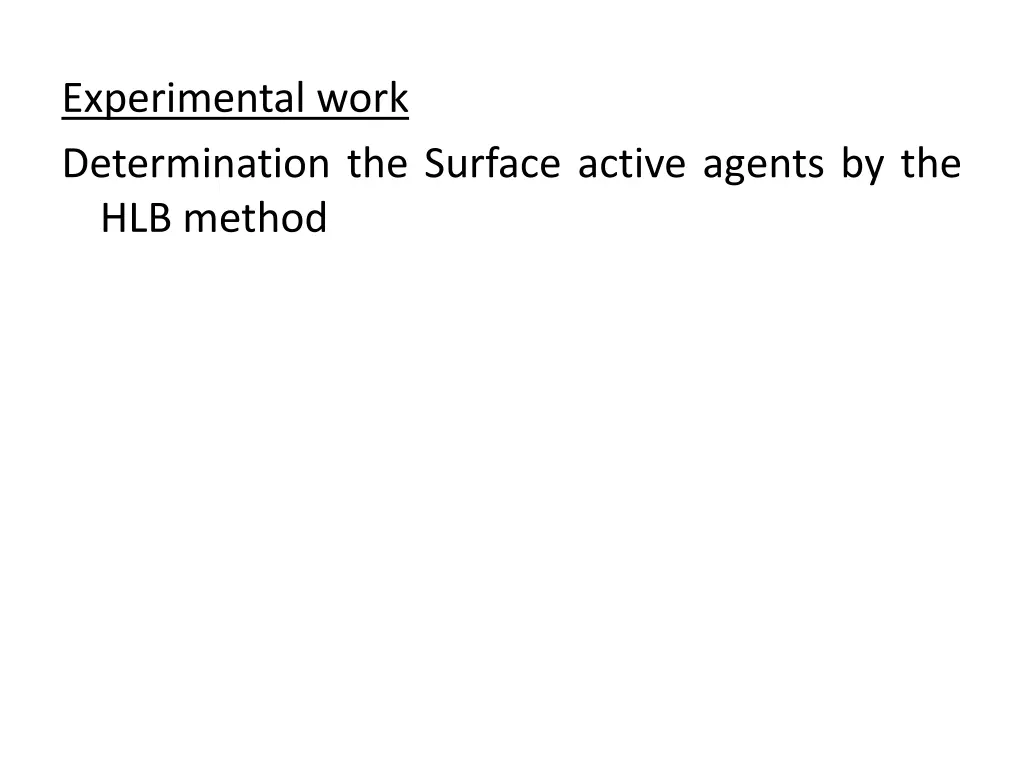 experimental work determination the surface