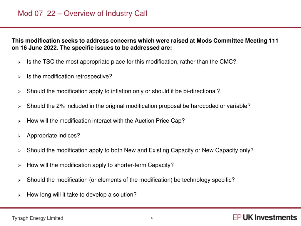 mod 07 22 overview of industry call
