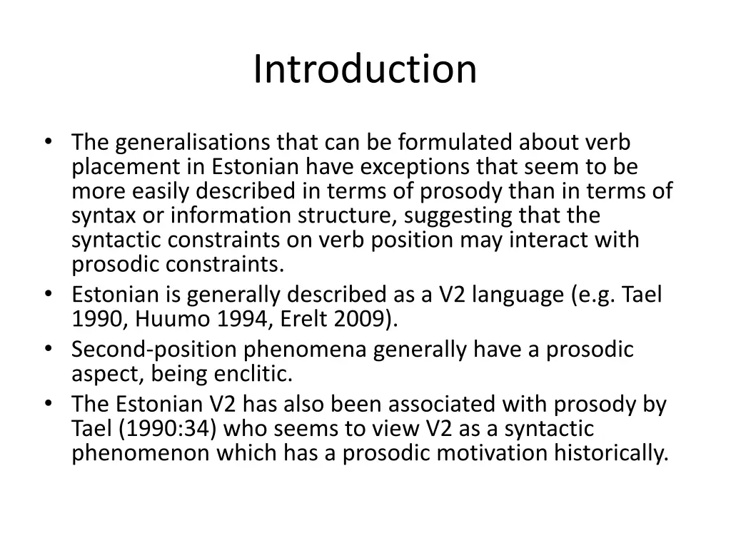 introduction