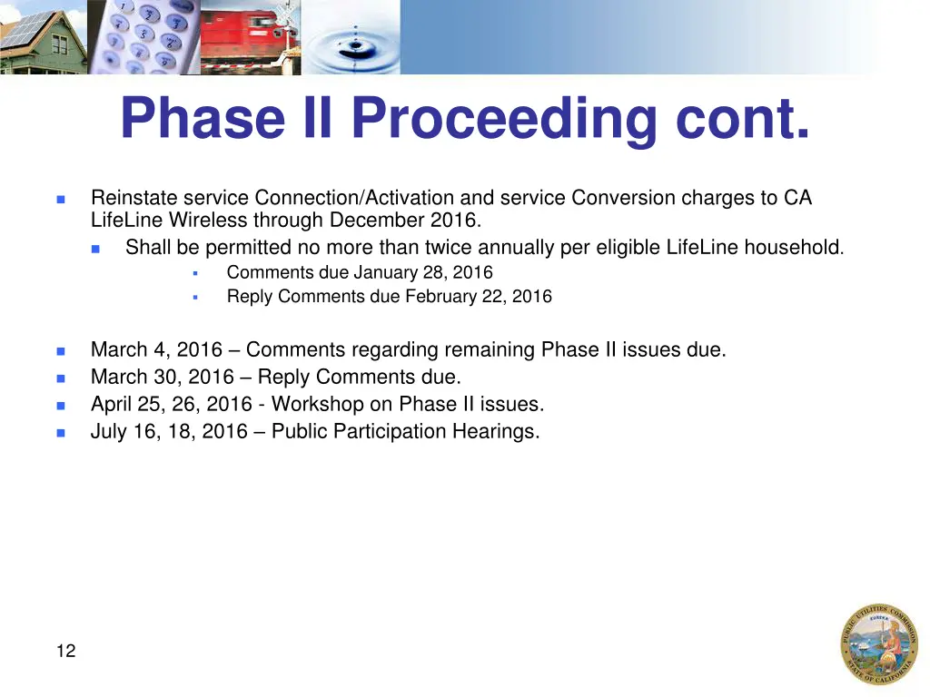 phase ii proceeding cont