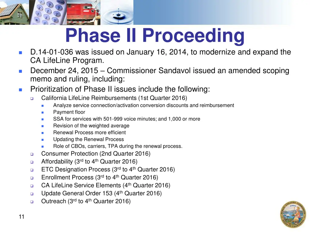 phase ii proceeding d 14 01 036 was issued