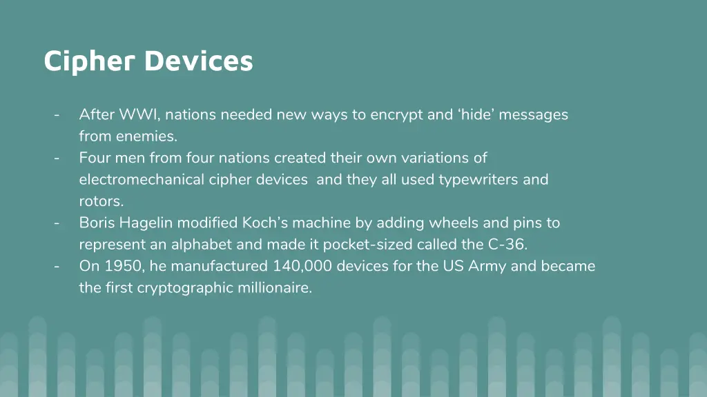 cipher devices