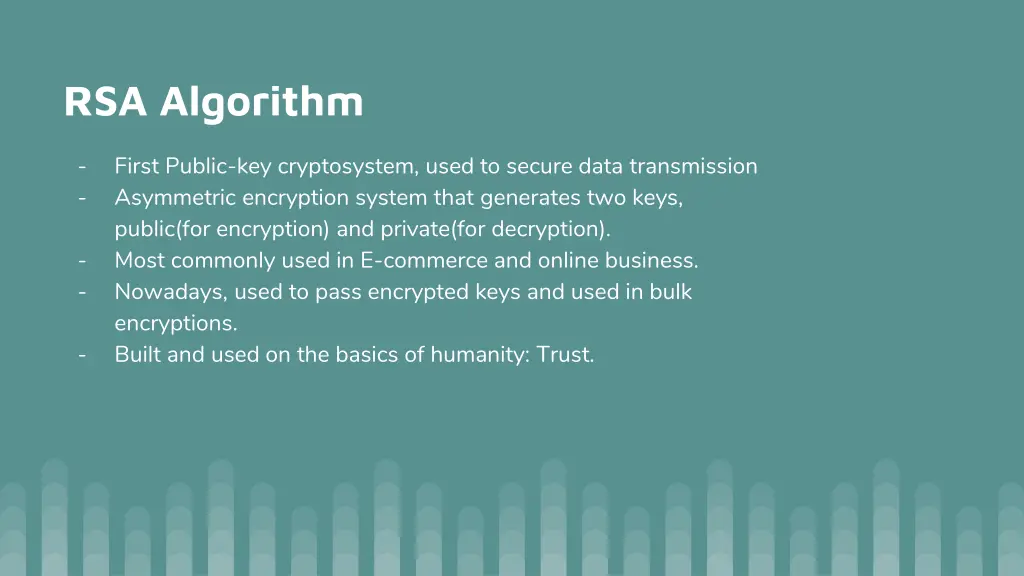 rsa algorithm