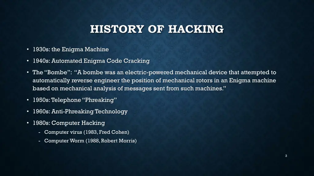 history of hacking