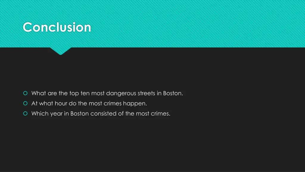 conclusion