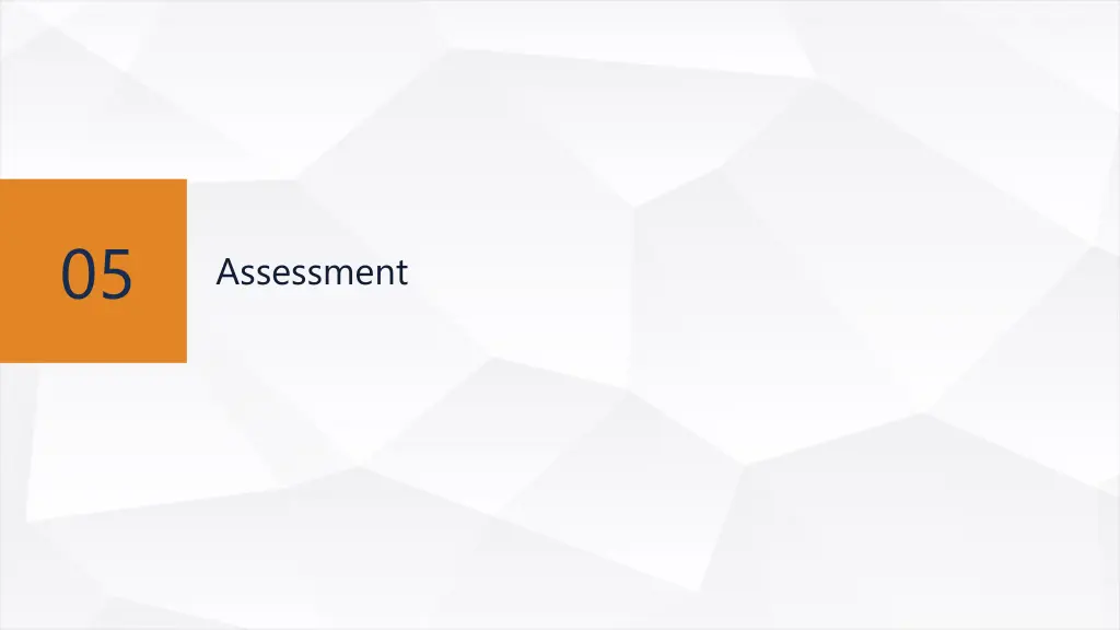 assessment