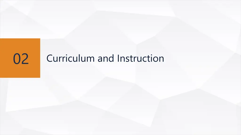 curriculum and instruction