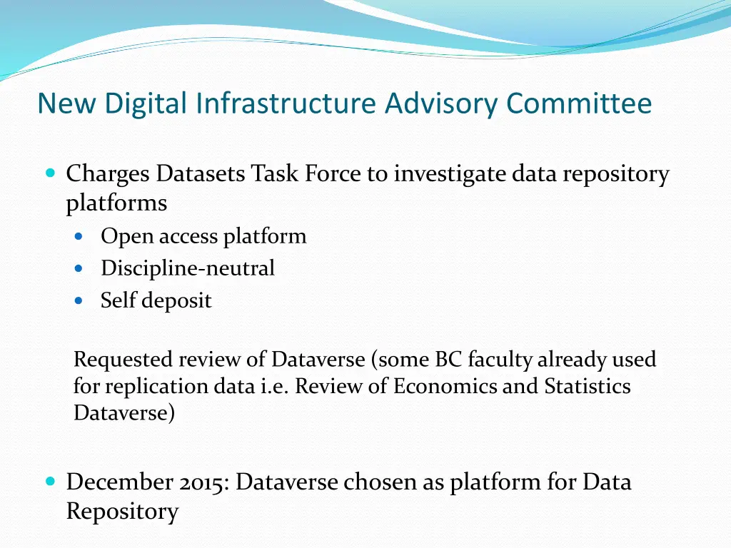 new digital infrastructure advisory committee