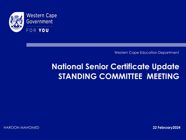 western cape education department