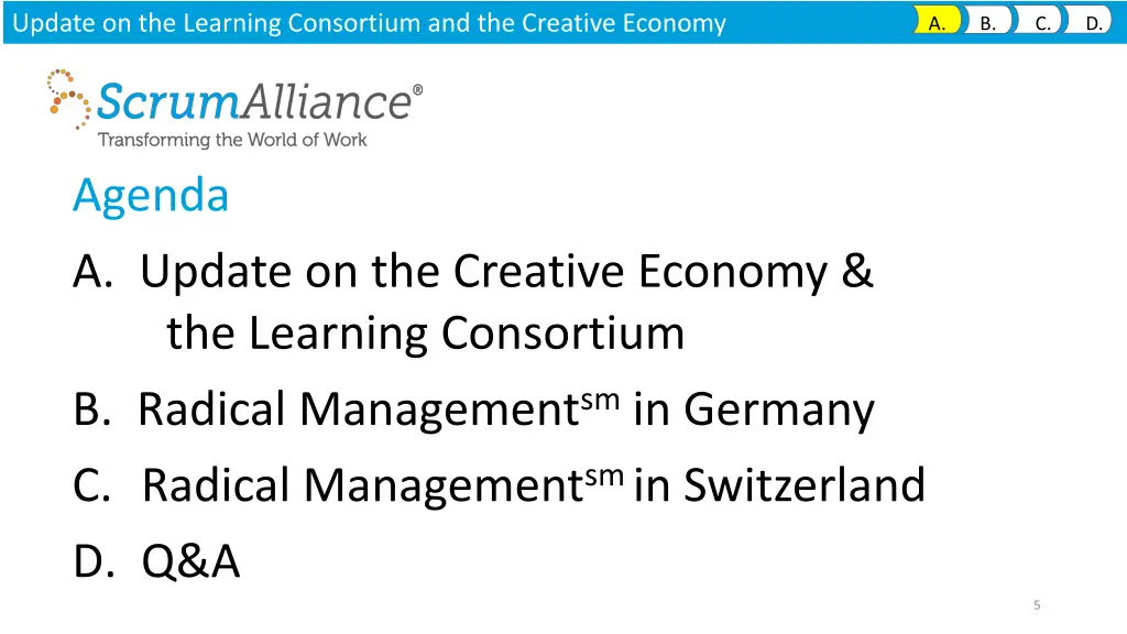 update on the learning consortium