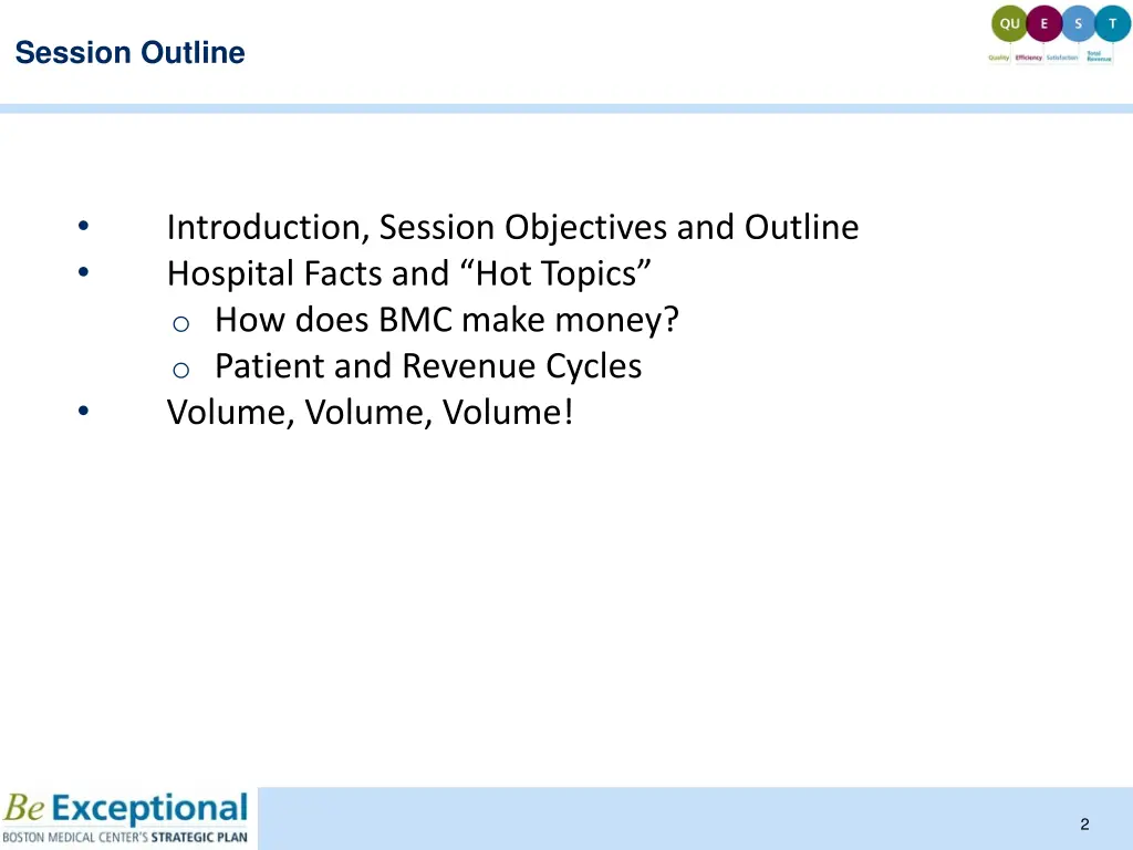 session outline