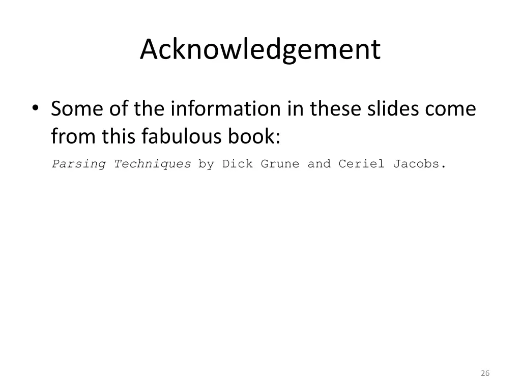 acknowledgement