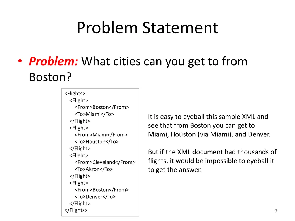 problem statement