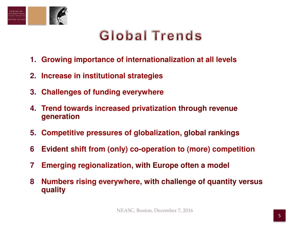 global trends