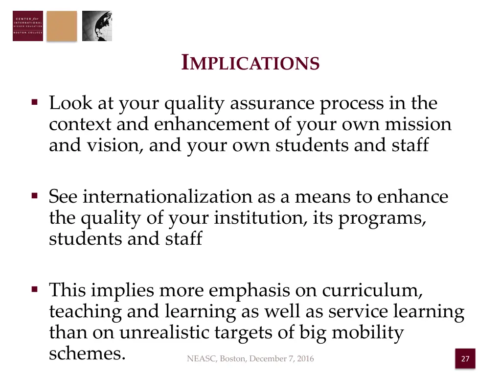 i mplications