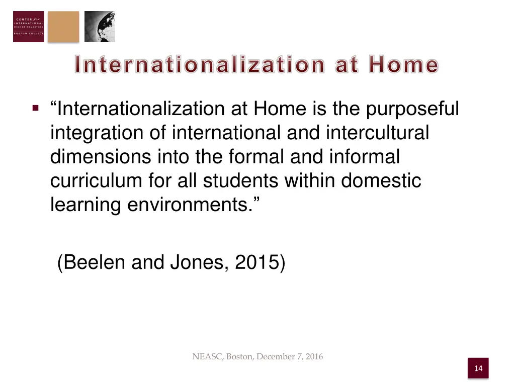 internationalization at home