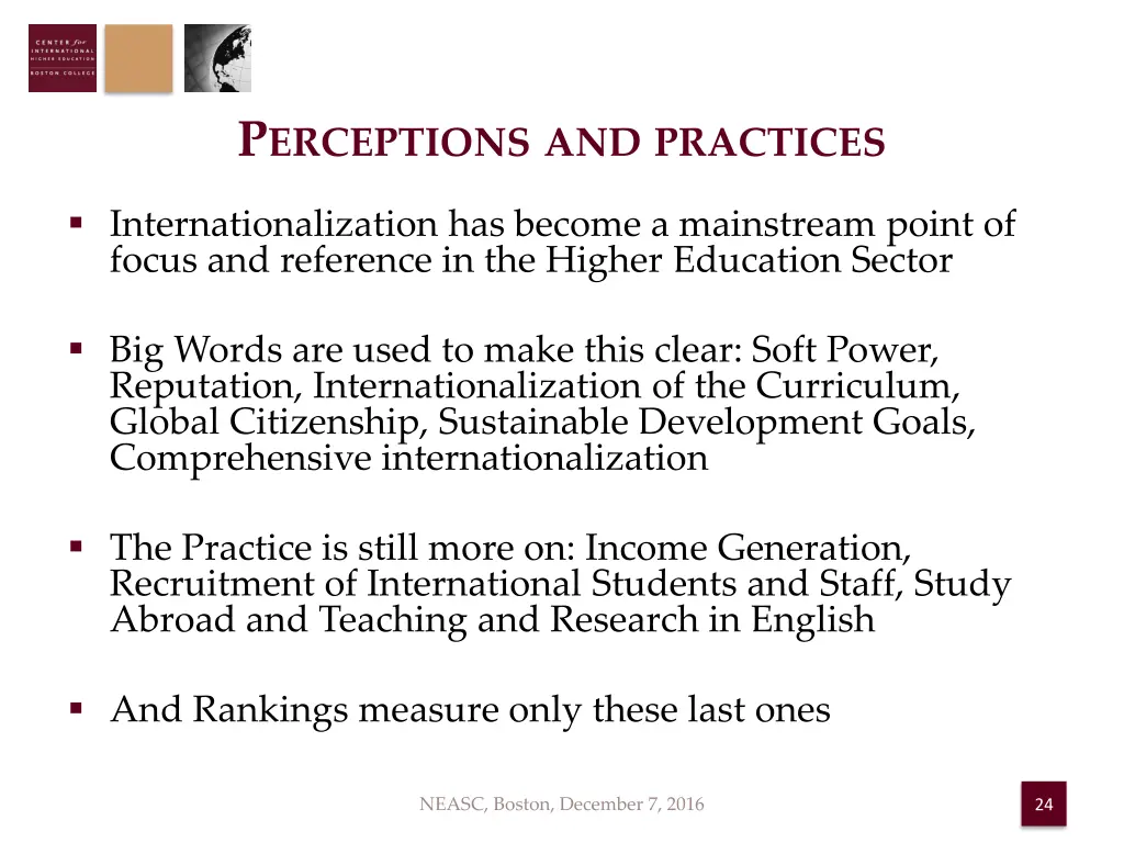 p erceptions and practices