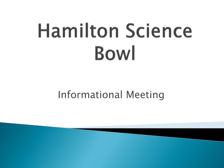 informational meeting
